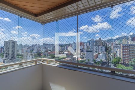 Varanda Sala de apartamento para alugar com 4 quartos, 126m² em São Pedro, Belo Horizonte