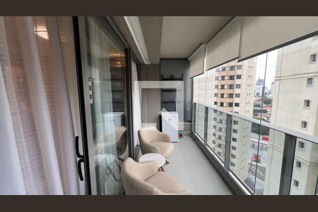 Studio para alugar com 46m², 1 quarto e 1 vagaVaranda
