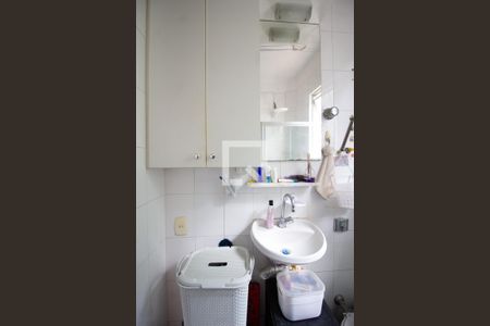 Detalhe do banheiro  de apartamento à venda com 1 quarto, 28m² em Jardim Botânico, Rio de Janeiro