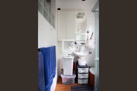 Banheiro  de apartamento à venda com 1 quarto, 28m² em Jardim Botânico, Rio de Janeiro