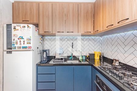 Cozinha de apartamento à venda com 2 quartos, 57m² em Vila Gumercindo, São Paulo