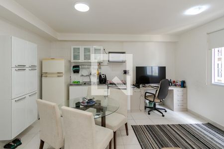 Sala/Cozinha de kitnet/studio para alugar com 1 quarto, 31m² em Jardim Caravelas, São Paulo