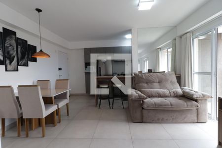Sala de apartamento para alugar com 1 quarto, 45m² em Jardim Sumaré, Ribeirão Preto