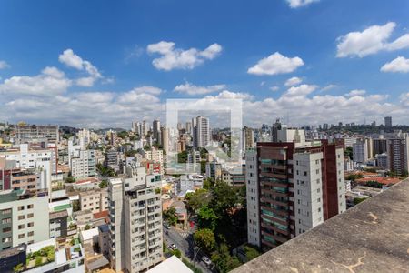 Varanda  de apartamento à venda com 1 quarto, 90m² em São Pedro, Belo Horizonte