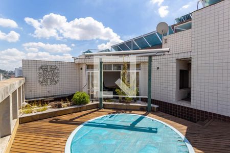 Varanda  de apartamento à venda com 1 quarto, 90m² em São Pedro, Belo Horizonte