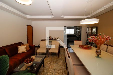 Sala de apartamento à venda com 4 quartos, 138m² em Graça, Belo Horizonte