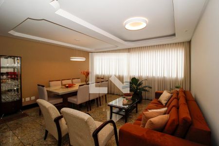 Sala de apartamento à venda com 4 quartos, 138m² em Graça, Belo Horizonte