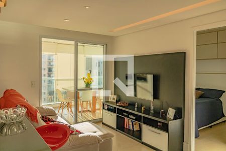 Sala de apartamento para alugar com 1 quarto, 53m² em Vila Guarani (z Sul), São Paulo