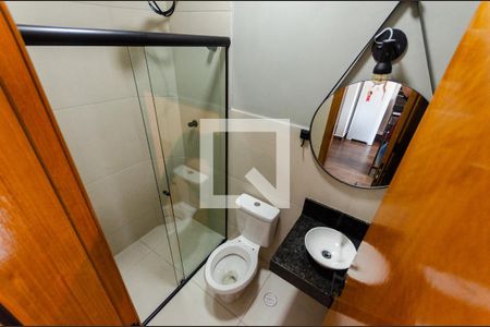 Banheiro da Suíte de kitnet/studio para alugar com 1 quarto, 24m² em Vila Primavera, São Paulo