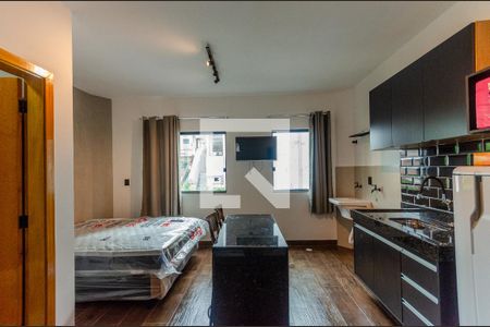 Cozinha de kitnet/studio para alugar com 1 quarto, 24m² em Vila Primavera, São Paulo