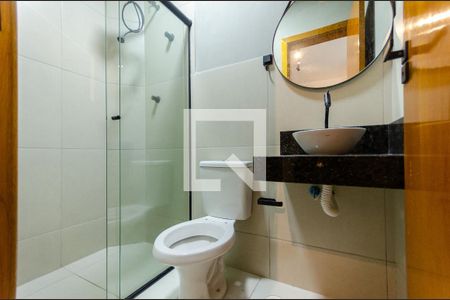 Banheiro da Suíte de kitnet/studio para alugar com 1 quarto, 24m² em Vila Primavera, São Paulo