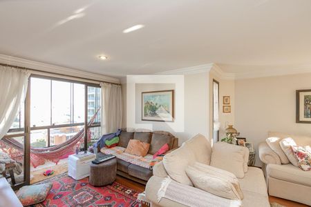 Sala de apartamento à venda com 4 quartos, 187m² em Campo Belo, São Paulo