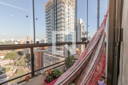 Varanda da Sala de apartamento à venda com 4 quartos, 187m² em Campo Belo, São Paulo