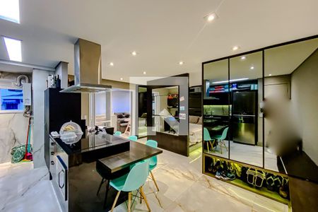 Sala de apartamento à venda com 1 quarto, 81m² em Vila Regente Feijó, São Paulo