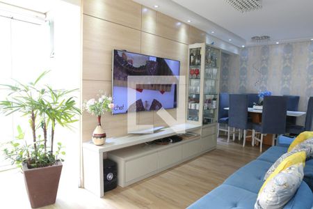 Sala de apartamento à venda com 2 quartos, 71m² em Vila Assunção, Santo André