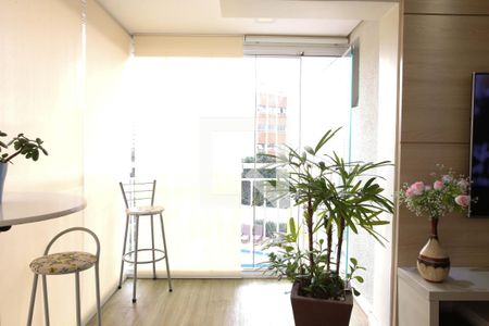 Sala de apartamento à venda com 2 quartos, 71m² em Vila Assunção, Santo André