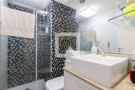 Banheiro de apartamento à venda com 1 quarto, 37m² em Vila Gomes Cardim, São Paulo