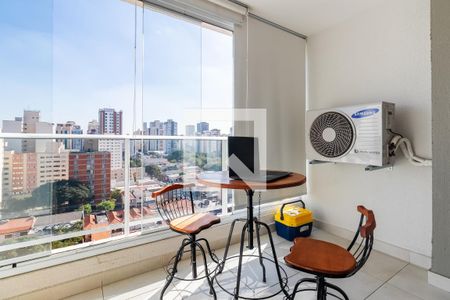 Varanda de apartamento à venda com 1 quarto, 37m² em Vila Gomes Cardim, São Paulo
