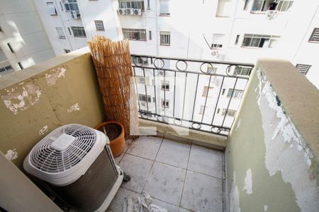 Varanda da Suíte de apartamento para alugar com 1 quarto, 45m² em Jardim Paulista, São Paulo