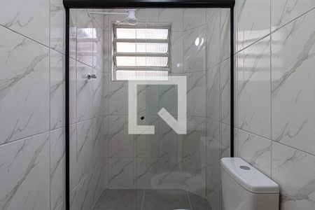 banheiro social_1 de apartamento para alugar com 2 quartos, 48m² em Vila Gumercindo, São Paulo