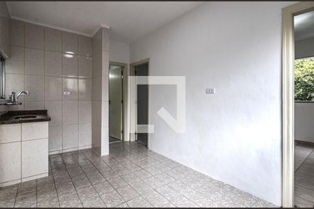 sala e cozinha  de apartamento à venda com 2 quartos, 48m² em Vila Gumercindo, São Paulo