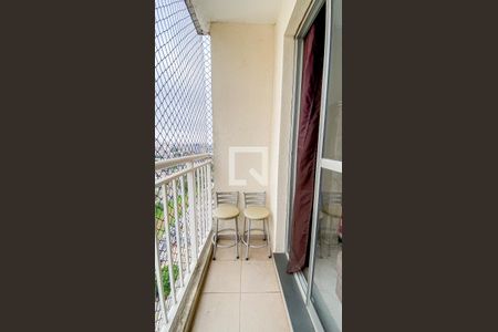 Varanda Sala - Sala de Jantar de apartamento à venda com 2 quartos, 52m² em Vila Homero Thon, Santo André