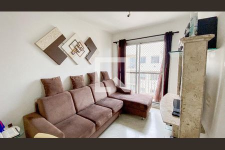 Sala - Sala de Jantar de apartamento à venda com 2 quartos, 52m² em Vila Homero Thon, Santo André