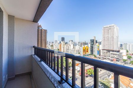 Studio para alugar com 25m², 1 quarto e sem vagaVaranda