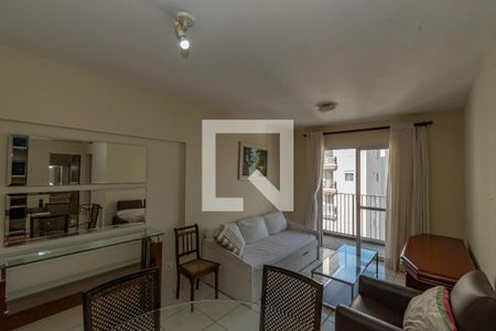 Sala de Estar  de apartamento para alugar com 1 quarto, 60m² em Vila Itapura, Campinas