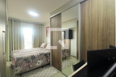 Suíte - Quarto 1 de apartamento à venda com 3 quartos, 84m² em Vila Guiomar, Santo André