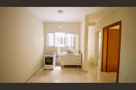 Sala/Cozinha de apartamento para alugar com 1 quarto, 40m² em Vila Sao Pedro, Santo André