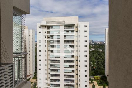 Vista da Sala de apartamento à venda com 3 quartos, 158m² em Centro Empresarial Tamboré, Santana de Parnaíba