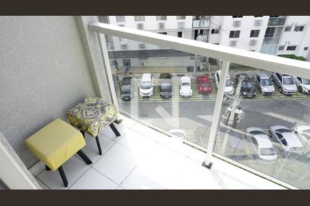 Varanda - Sala de apartamento à venda com 2 quartos, 51m² em Recreio dos Bandeirantes, Rio de Janeiro