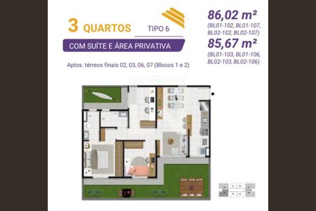 Apartamento à venda com 3 quartos, 85m² em Jardim Guanabara, Belo Horizonte