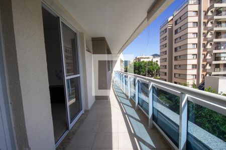 Varanda da Sala de apartamento para alugar com 2 quartos, 70m² em Recreio dos Bandeirantes, Rio de Janeiro