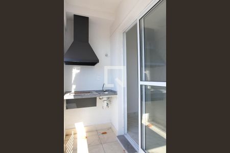 Varanda Gourmet de apartamento à venda com 2 quartos, 58m² em Vila Metalúrgica, Santo André