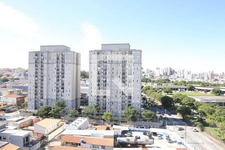 Vista da Varanda Gourmet de apartamento à venda com 2 quartos, 58m² em Vila Metalúrgica, Santo André
