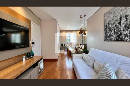 sala de apartamento à venda com 3 quartos, 110m² em Santo Agostinho, Belo Horizonte