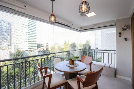 Varanda de apartamento à venda com 3 quartos, 126m² em Jardim Caboré, São Paulo