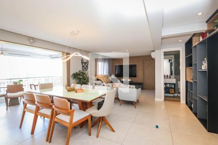 Sala de apartamento à venda com 3 quartos, 127m² em Jardim Caboré, São Paulo
