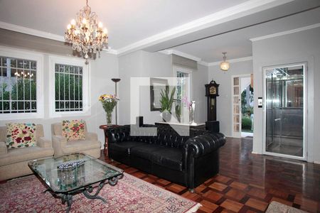Sala Estar de casa à venda com 4 quartos, 350m² em Petrópolis, Porto Alegre