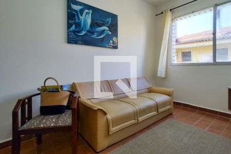 Sala de apartamento para alugar com 1 quarto, 46m² em Vila Caiçara, Praia Grande