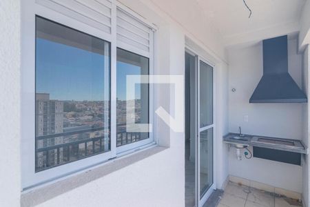 Varanda Gourmet de apartamento à venda com 2 quartos, 59m² em Vila Metalúrgica, Santo André