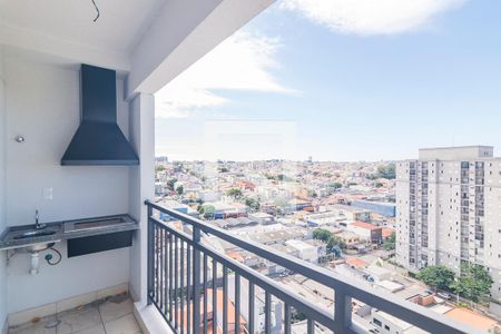 Varanda Gourmet de apartamento à venda com 2 quartos, 59m² em Vila Metalúrgica, Santo André
