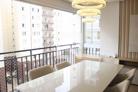Varanda gourmet da sala de apartamento à venda com 2 quartos, 75m² em Jardim Flor da Montanha, Guarulhos