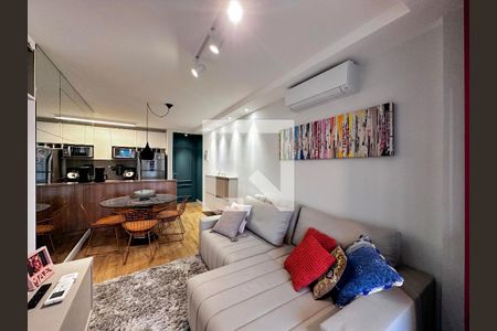 Sala de apartamento à venda com 2 quartos, 72m² em Vila Congonhas, São Paulo