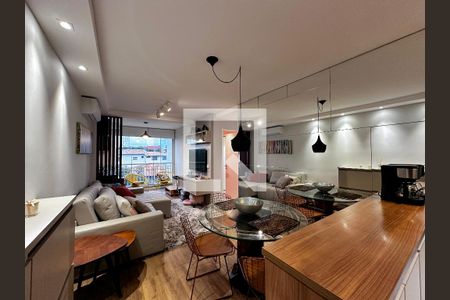 Sala de apartamento à venda com 2 quartos, 72m² em Vila Congonhas, São Paulo