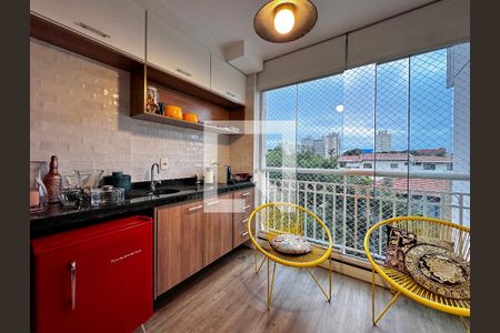 Varanda Integrada de apartamento à venda com 2 quartos, 72m² em Vila Congonhas, São Paulo