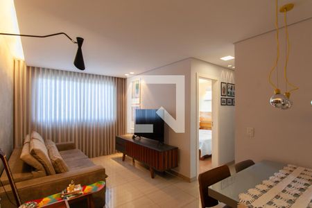 Sala de apartamento à venda com 2 quartos, 86m² em Santa Amélia, Belo Horizonte