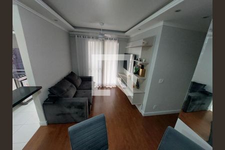 Sala de apartamento à venda com 1 quarto, 48m² em Parque Reboucas, São Paulo